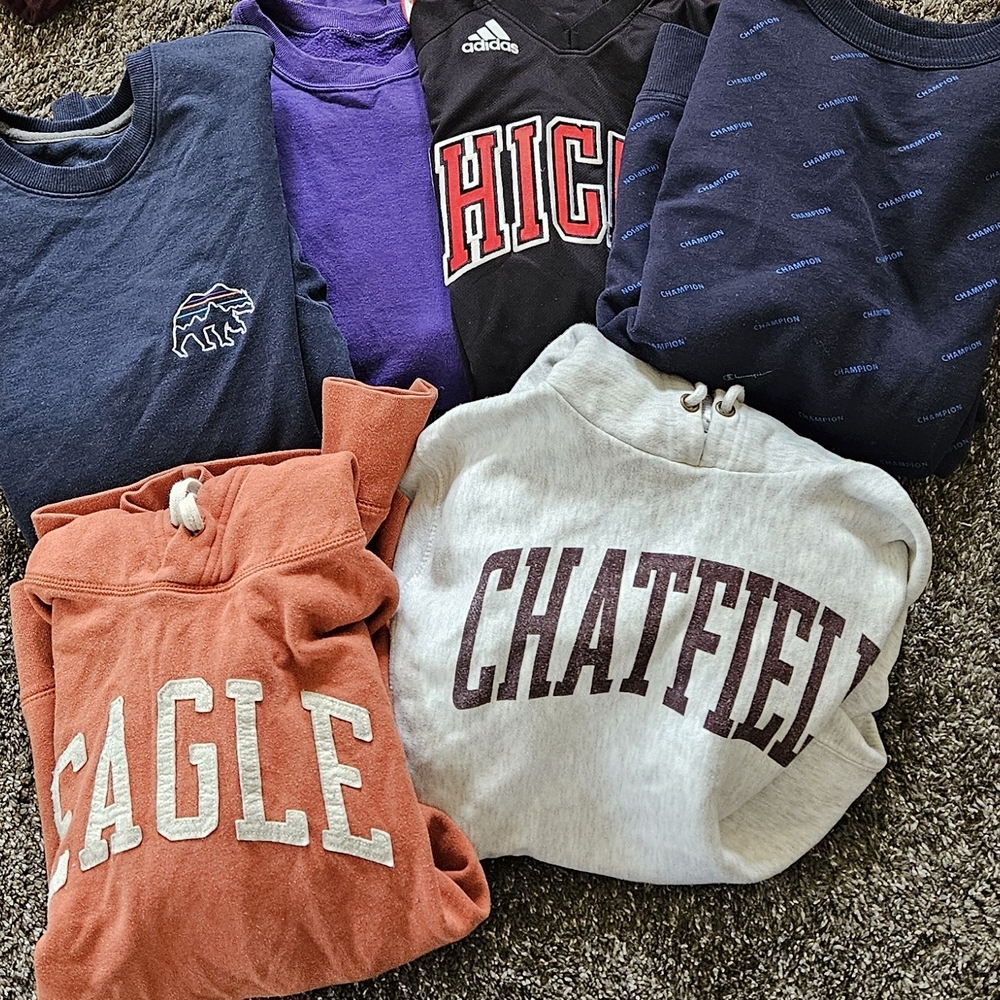 Men's Sweatshirts/Hoodie Lot